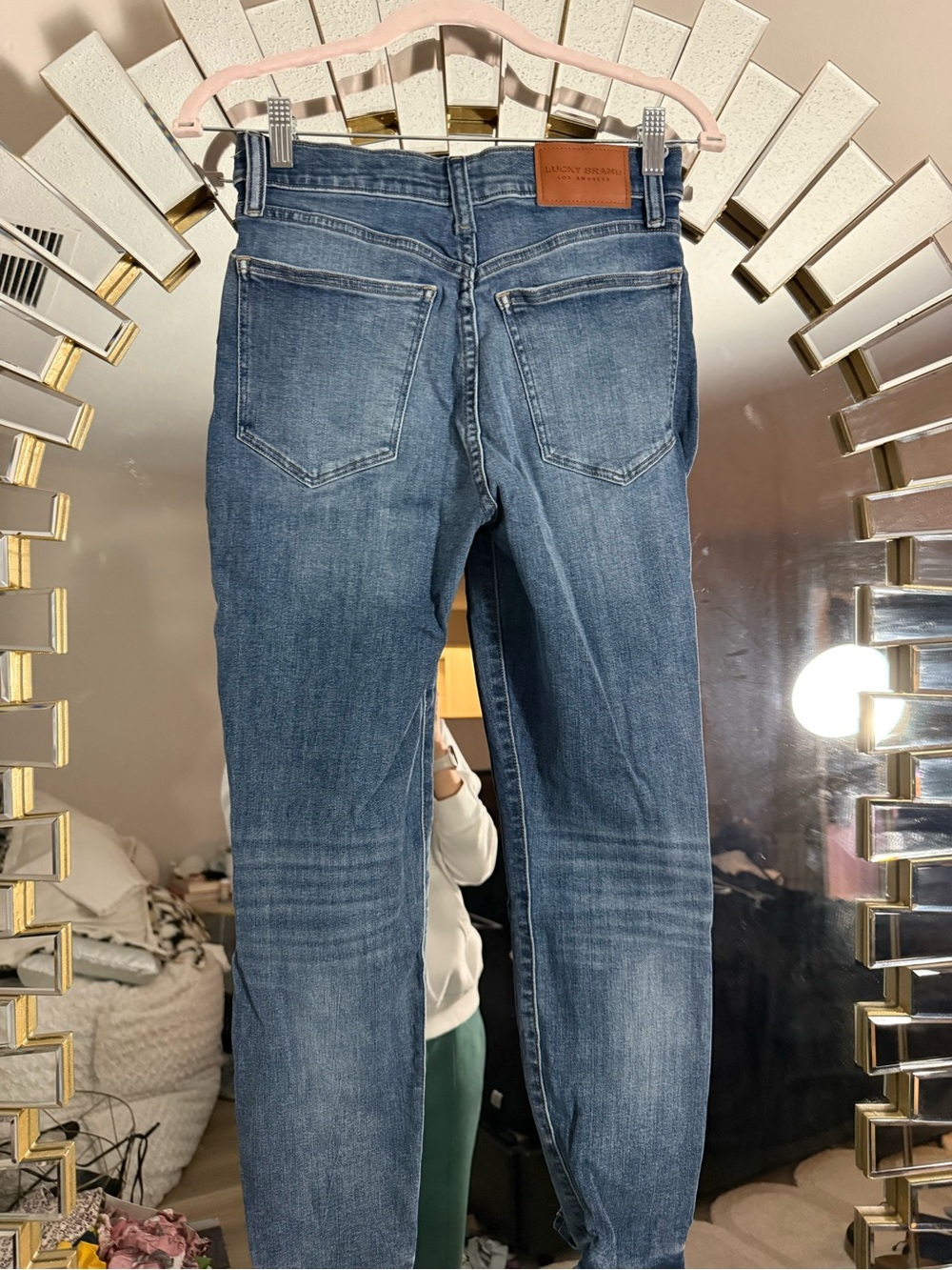 Lucky Brand Slim Skinny Jeans in Blue Wash